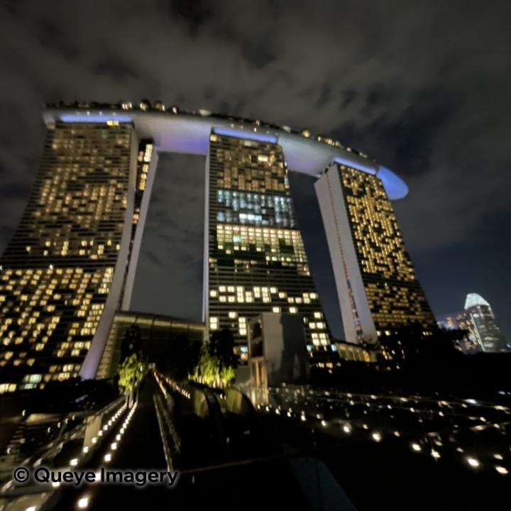 Marina Bay Sands at night, Singapore