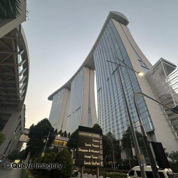 Marina Bay Sands from the ground, Singapore